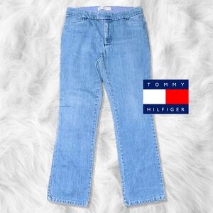 Tommy Hilfiger Jeans Women’s Light-Wash High Waisted Bootcut Jeans - 28”